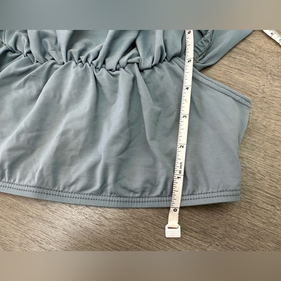 L*space Ruffle Swim off the shoulder Slated Glass Blue bikini set size S… - Picture 9 of 15